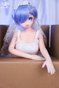 63cm (幼姫）MOZUDOLL可愛フルシリコン製 人形アニメラブドール 二次元ロリアニメドール