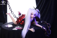 60cm-渡怜フルシリコン製 人形アニメラブドール 二次元ロリリアルドール